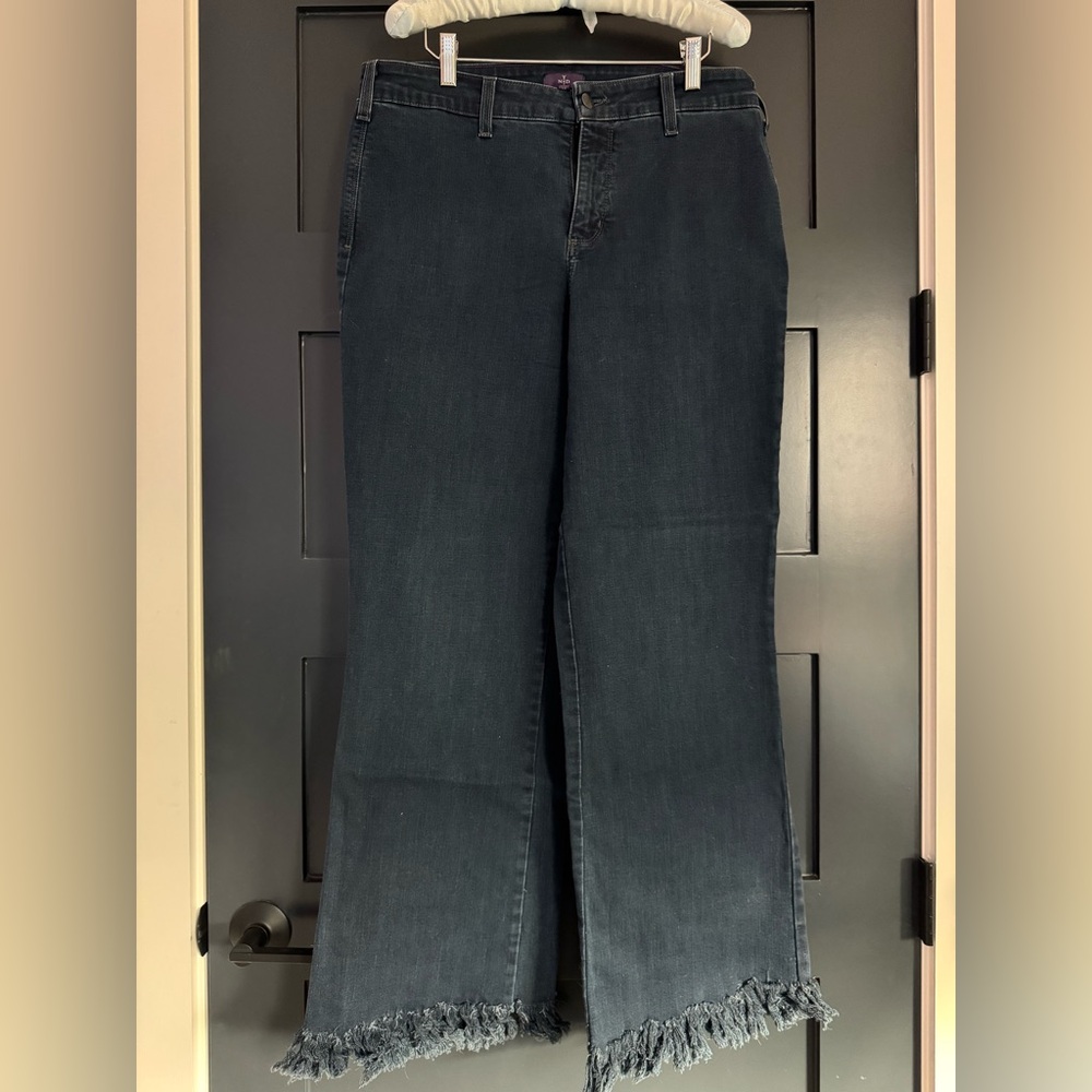 NYDJ Addison Wide Leg Blue Jeans